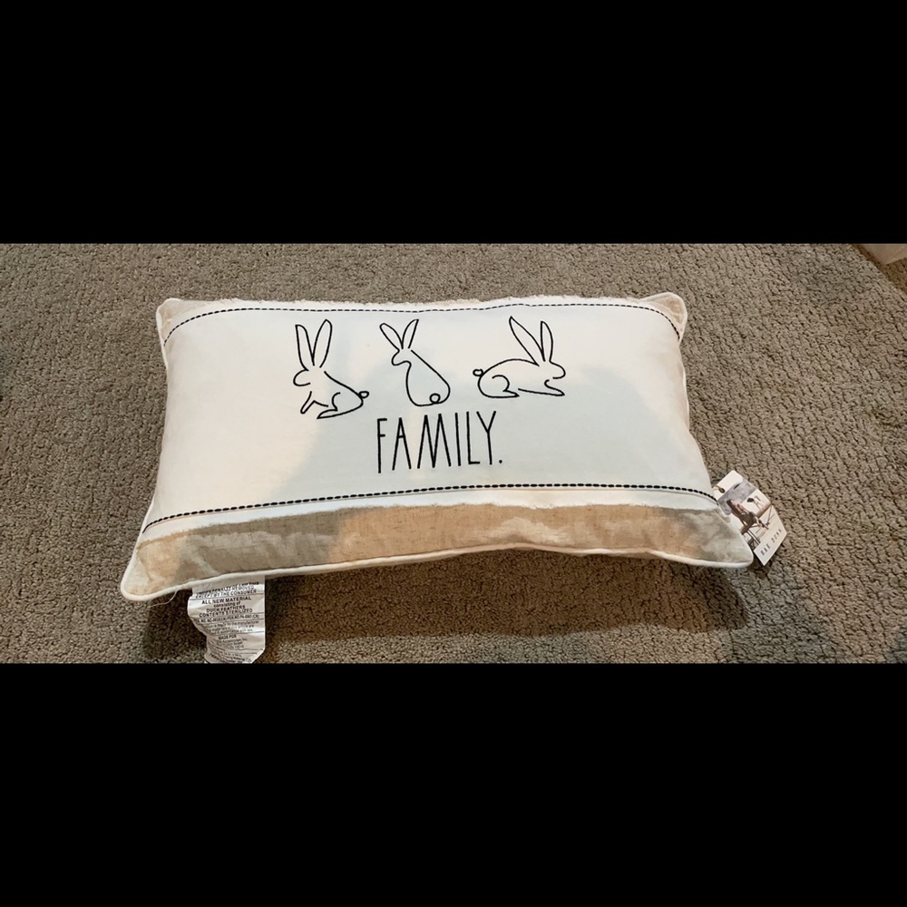 Rae Dunn Easter throw pillow
